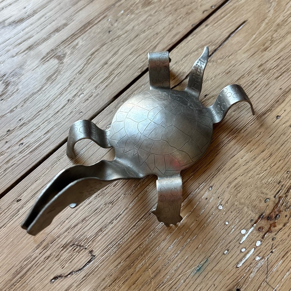 Lagerhead Metal Turtle Bottle Opener and coaster